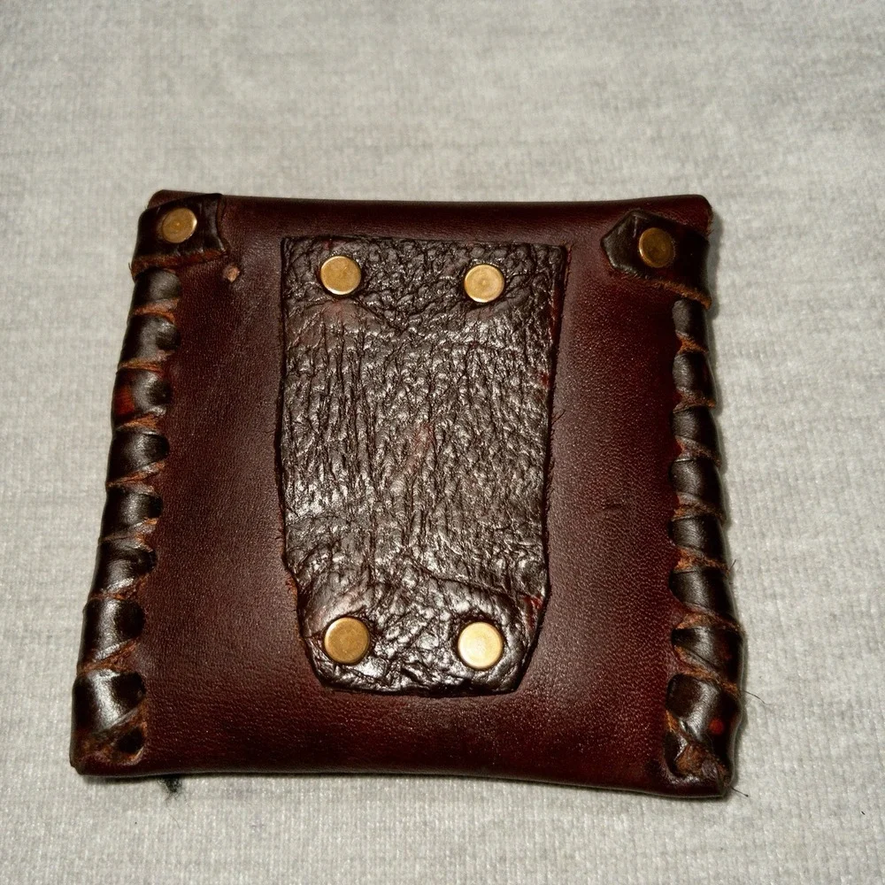 Hand Made Leather Ammo Pouch Hunting Outdoors Camping‎ Hiking